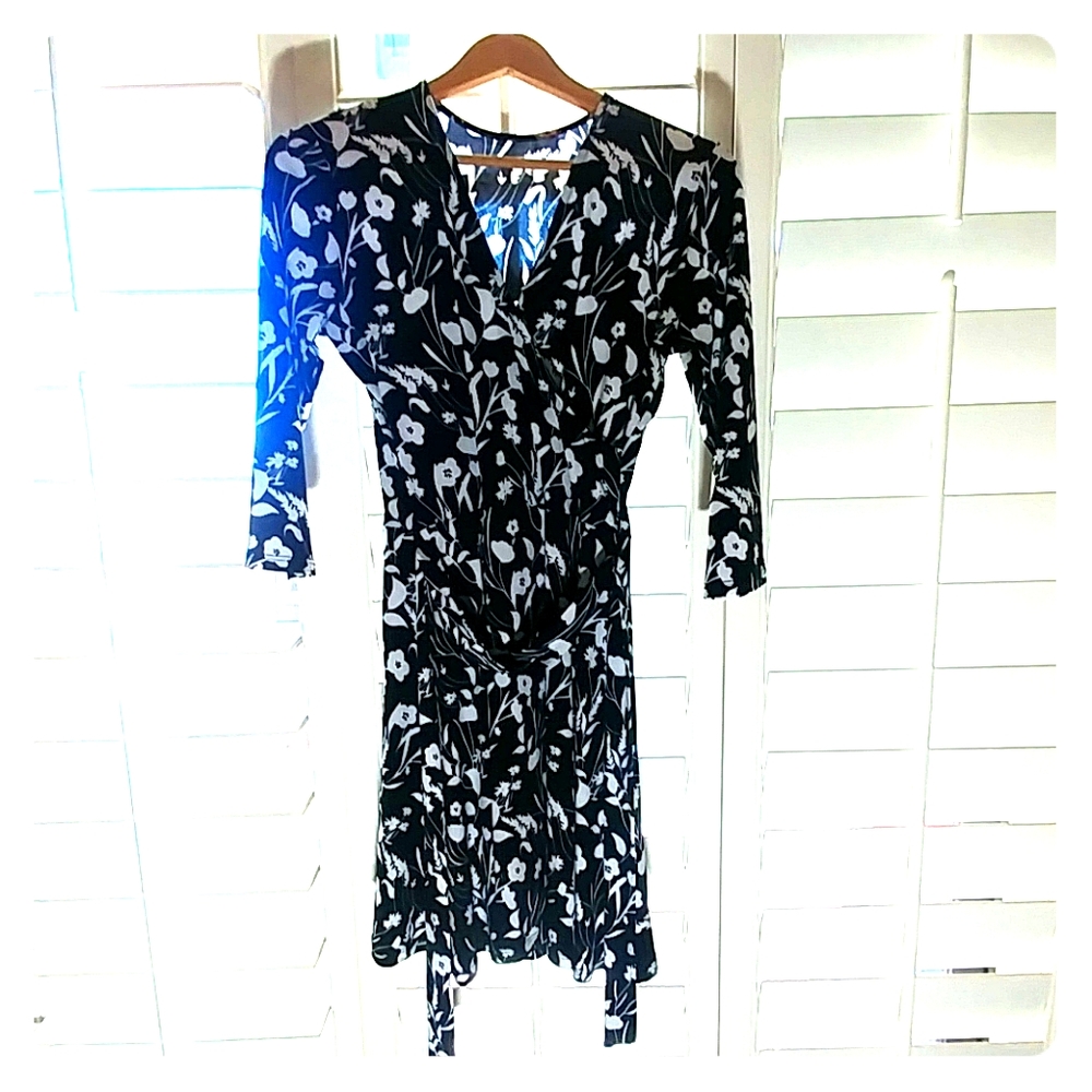 Leota Perfect Wrap Mini Dress